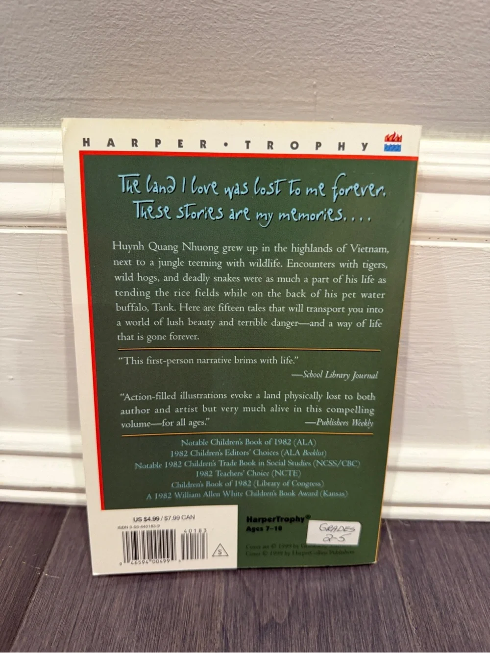 Harper Kids The Land I Lost Adventures of Boy in Vietnam Paperback Chapter Book